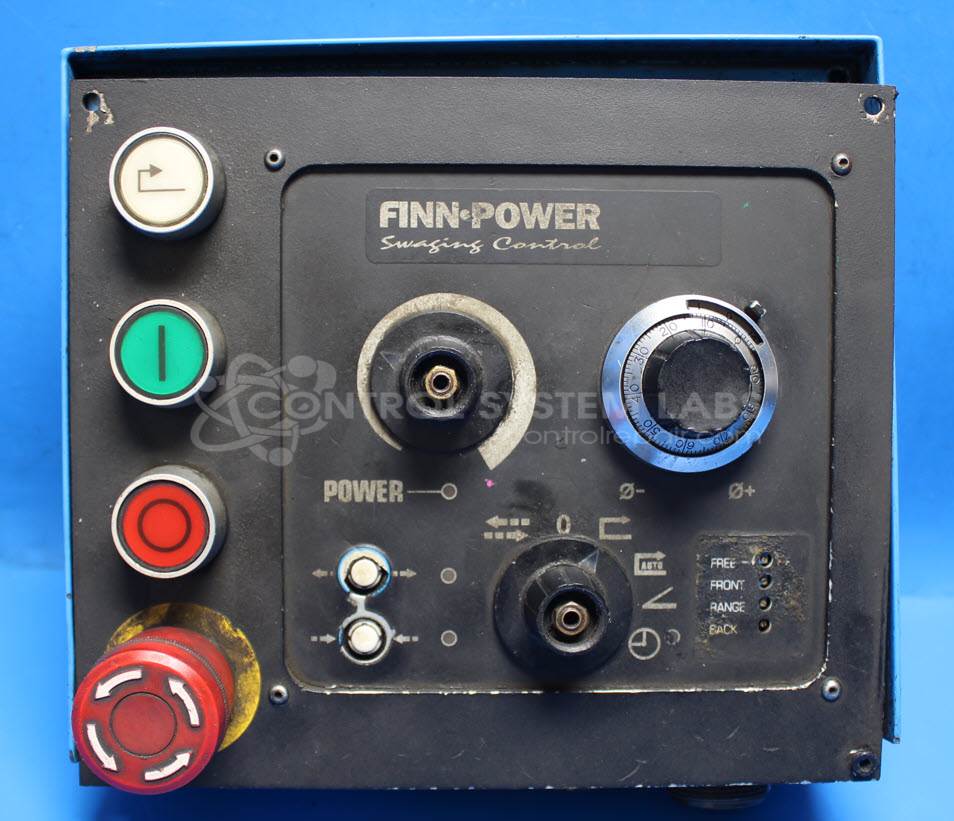 Front Panel and IS/AS Swaging Control With Buttons