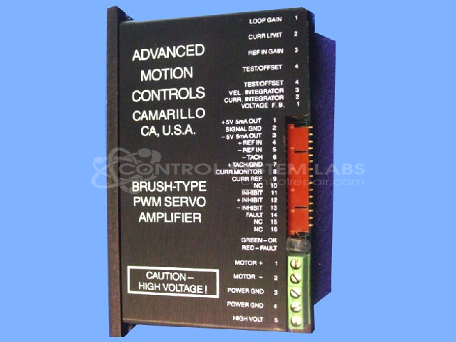 Brush-Type PWM Servo Amplifier