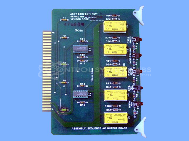 Sequence AC Output Printed Circuit Board