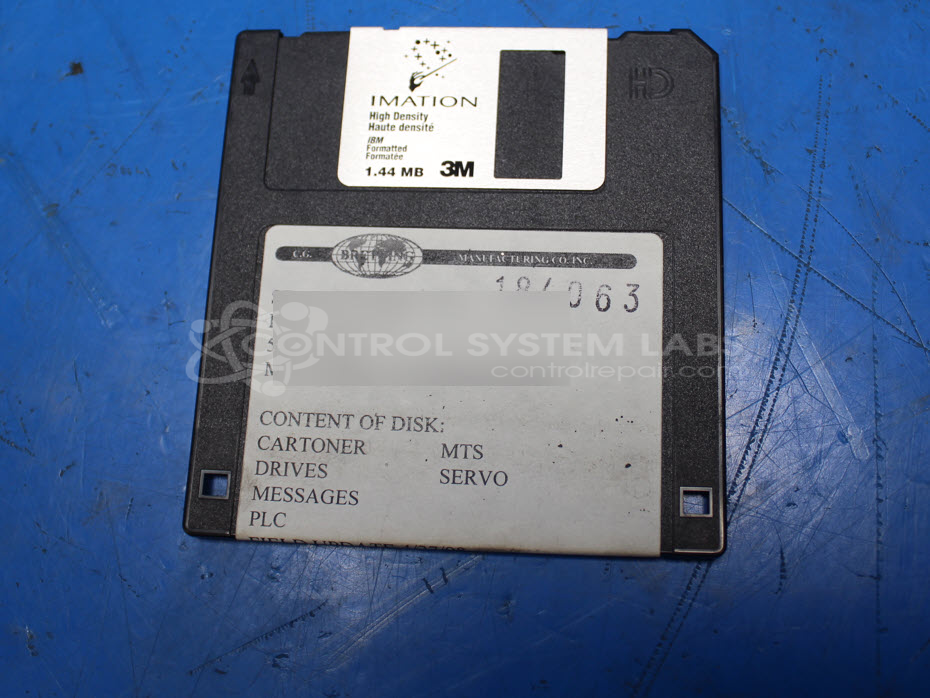 Program Floppy Disc for Servo Drive